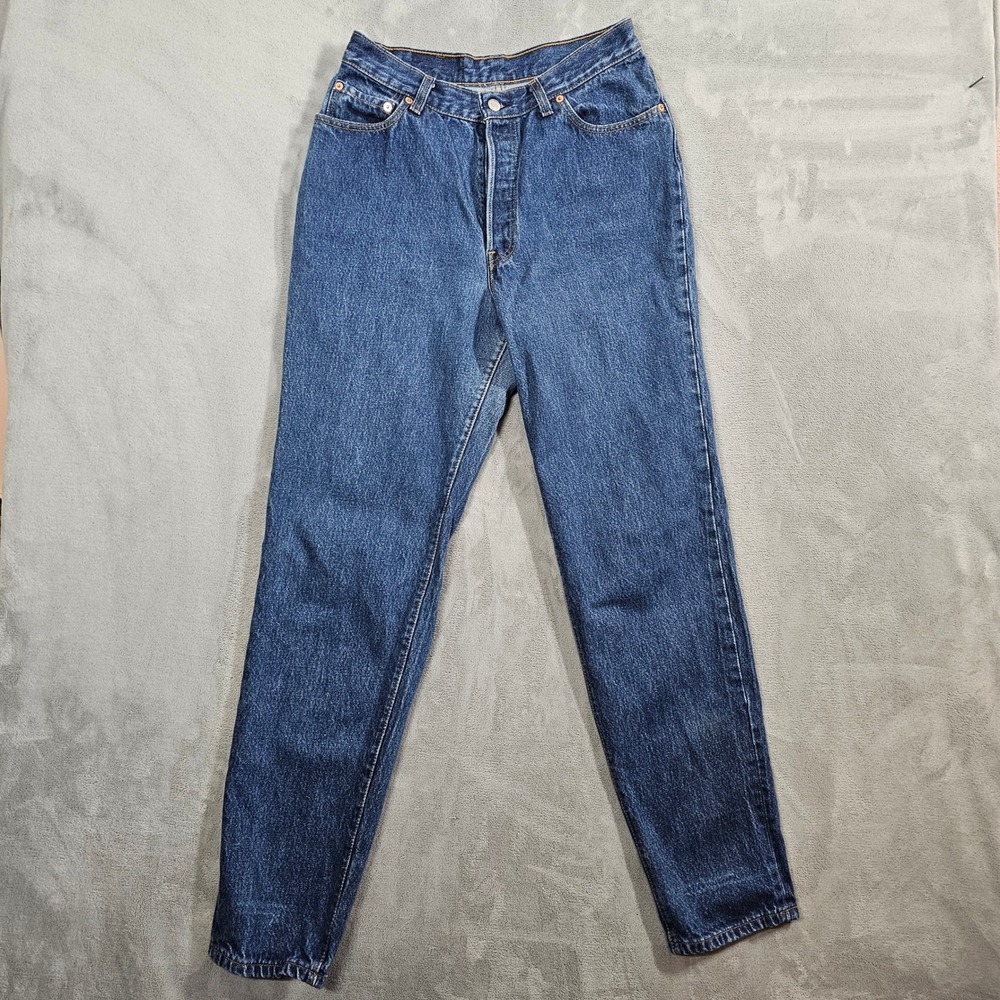Vintage Late 80s Levis Womens Jeans 13M Medium Wash Button Fly Made in USA 17501